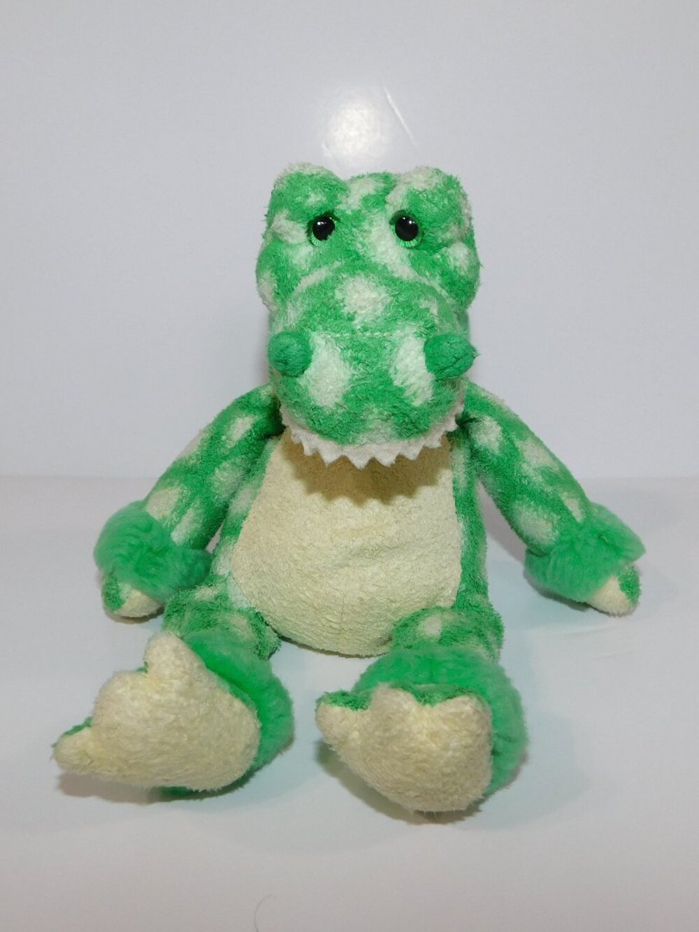Russ Berrie Shammies Swampy Green Alligator 9" Plush Stuffed Toy Chamois Feel